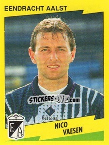 Figurina Nico Vaesen - Football Belgium 1997-1998 n. 11 - Panini
