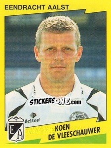 Sticker Koen De Vleeschauwer - Football Belgium 1997-1998 - Panini