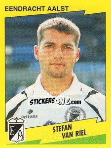 Sticker Stefan Van Riel - Football Belgium 1997-1998 - Panini