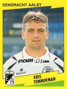Sticker Kris Temmerman - Football Belgium 1997-1998 - Panini