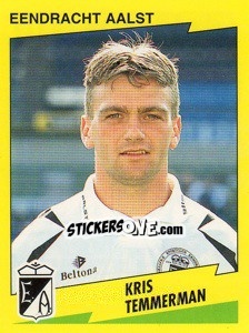 Sticker Kris Temmerman - Football Belgium 1997-1998 n. 18 - Panini