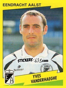 Cromo Yves Vanderhaeghe - Football Belgium 1997-1998 - Panini