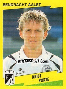 Sticker Krist Porte - Football Belgium 1997-1998 - Panini