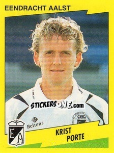 Figurina Krist Porte - Football Belgium 1997-1998 n. 20 - Panini