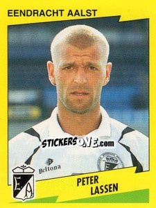 Cromo Peter Lassen - Football Belgium 1997-1998 n. 25 - Panini
