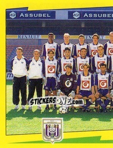 Sticker Equipe - Football Belgium 1997-1998 - Panini