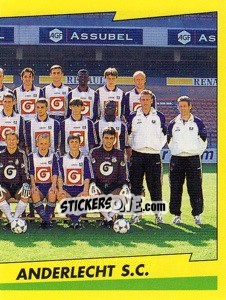 Figurina Equipe - Football Belgium 1997-1998 - Panini