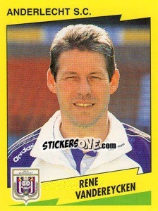 Sticker Rene Vandereycken (entraineur) - Football Belgium 1997-1998 - Panini