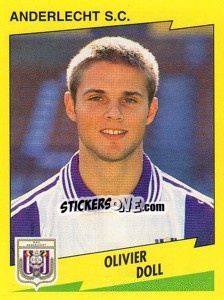 Sticker Oliver Doll - Football Belgium 1997-1998 - Panini