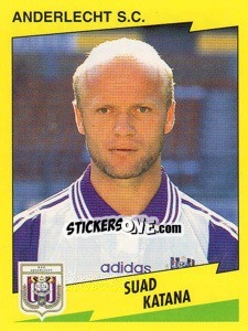 Sticker Suad Katana - Football Belgium 1997-1998 n. 34 - Panini
