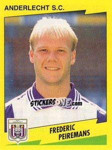 Sticker Frederic Pieremans - Football Belgium 1997-1998 n. 37 - Panini