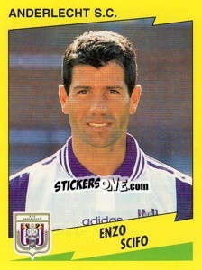 Sticker Enzo Scifo - Football Belgium 1997-1998 n. 39 - Panini