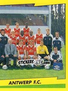 Sticker Equipe - Football Belgium 1997-1998 - Panini