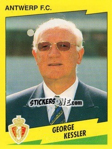 Sticker George Kessler (entraineur) - Football Belgium 1997-1998 - Panini