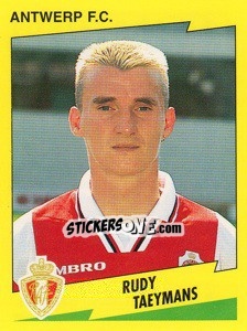 Sticker Rudy Taeymans - Football Belgium 1997-1998 - Panini