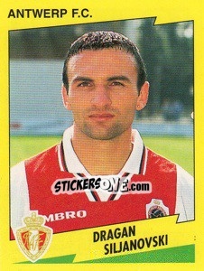 Figurina Dragan Siljanovski - Football Belgium 1997-1998 - Panini