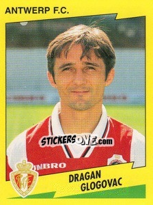 Figurina Dragan Glogovac - Football Belgium 1997-1998 - Panini