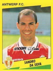 Sticker Sandro Da Silva - Football Belgium 1997-1998 n. 61 - Panini