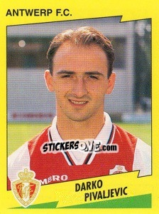 Sticker Darko Pivaljevic - Football Belgium 1997-1998 - Panini