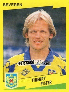 Sticker Thierry Pister - Football Belgium 1997-1998 n. 71 - Panini
