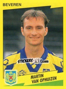 Sticker Martin Van Ophuizen - Football Belgium 1997-1998 n. 73 - Panini