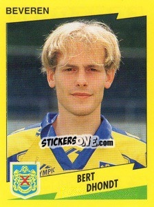 Cromo Dert Dhondt - Football Belgium 1997-1998 - Panini