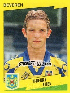 Figurina Thierry Flies - Football Belgium 1997-1998 - Panini