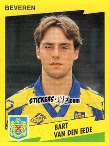 Figurina Bart Van Den Eede - Football Belgium 1997-1998 - Panini