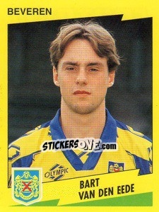 Sticker Bart Van Den Eede - Football Belgium 1997-1998 n. 82 - Panini