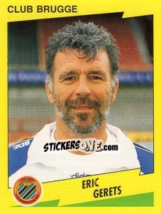 Sticker Eric Gerets (entraineur) - Football Belgium 1997-1998 - Panini