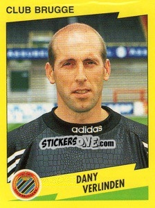 Sticker Dany Verlinden - Football Belgium 1997-1998 n. 87 - Panini