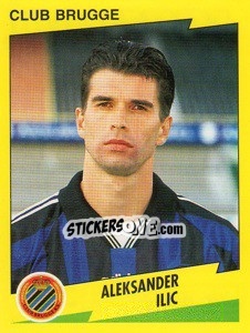 Figurina Aleksander Ilic - Football Belgium 1997-1998 - Panini