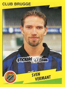 Figurina Sven Vermant - Football Belgium 1997-1998 n. 94 - Panini