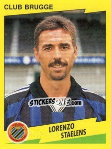 Sticker Lorenzo Staelens - Football Belgium 1997-1998 n. 95 - Panini