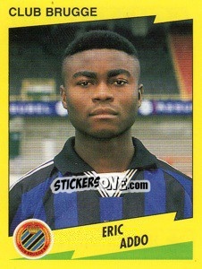 Sticker Eric Addo - Football Belgium 1997-1998 n. 96 - Panini