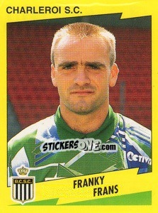 Cromo Franky Frans - Football Belgium 1997-1998 n. 106 - Panini
