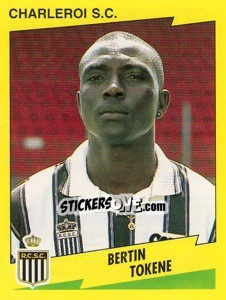 Sticker Bertin Tokene - Football Belgium 1997-1998 - Panini