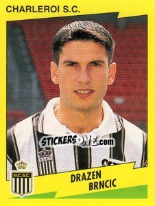 Sticker Drazen Brncic - Football Belgium 1997-1998 - Panini