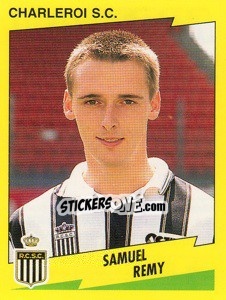 Sticker Samuel Remy - Football Belgium 1997-1998 - Panini