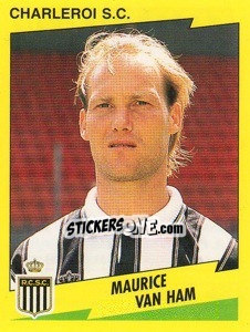 Figurina Maurice Van Ham - Football Belgium 1997-1998 - Panini