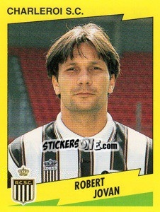 Figurina Robert Jovan - Football Belgium 1997-1998 - Panini