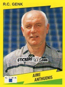 Sticker Aime Anthenuenis (entraineur) - Football Belgium 1997-1998 - Panini