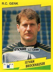 Sticker Istvan Brockhauser - Football Belgium 1997-1998 n. 125 - Panini