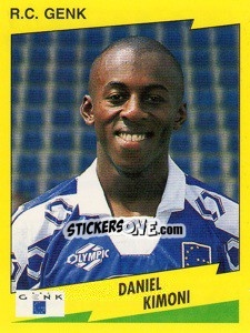 Sticker Daniel Kimoni - Football Belgium 1997-1998 n. 126 - Panini
