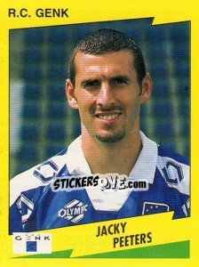 Sticker Jacky Peeters - Football Belgium 1997-1998 n. 127 - Panini