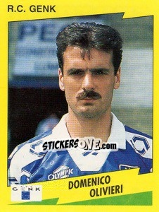 Sticker Domenico Olivieri - Football Belgium 1997-1998 n. 128 - Panini