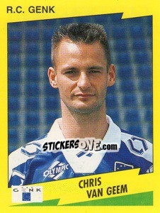 Figurina Chris Van Geem - Football Belgium 1997-1998 - Panini