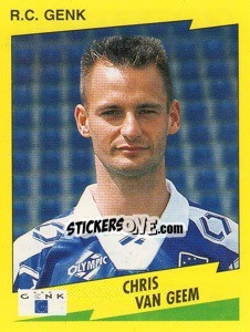 Sticker Chris Van Geem - Football Belgium 1997-1998 n. 130 - Panini