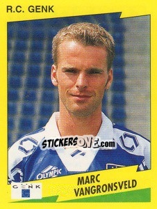 Sticker Marc Vangronsveld - Football Belgium 1997-1998 n. 131 - Panini