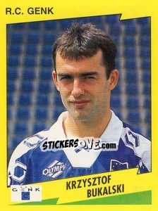 Sticker Krzysztof Bukalski - Football Belgium 1997-1998 - Panini